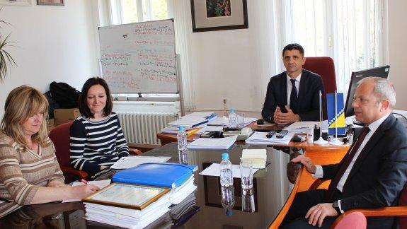 27 Nisan 2017 Tarihinde Gerçekleştirilecek Olan "Türkiye Eğitim Sistemi Bilgilendirme Toplantısı" İle İlgili Olarak Saraybosna Eğitim Bakanı İle Görüşüldü