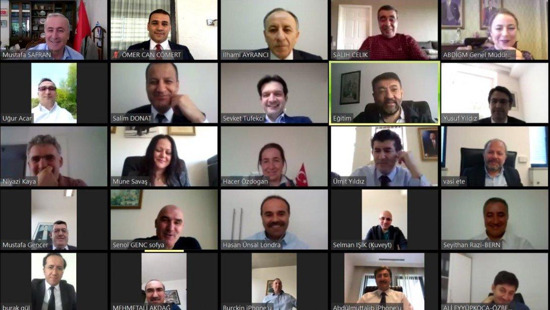 32 Ülkeden Eğitim Müşavirleriyle Online Toplantı Düzenlendi